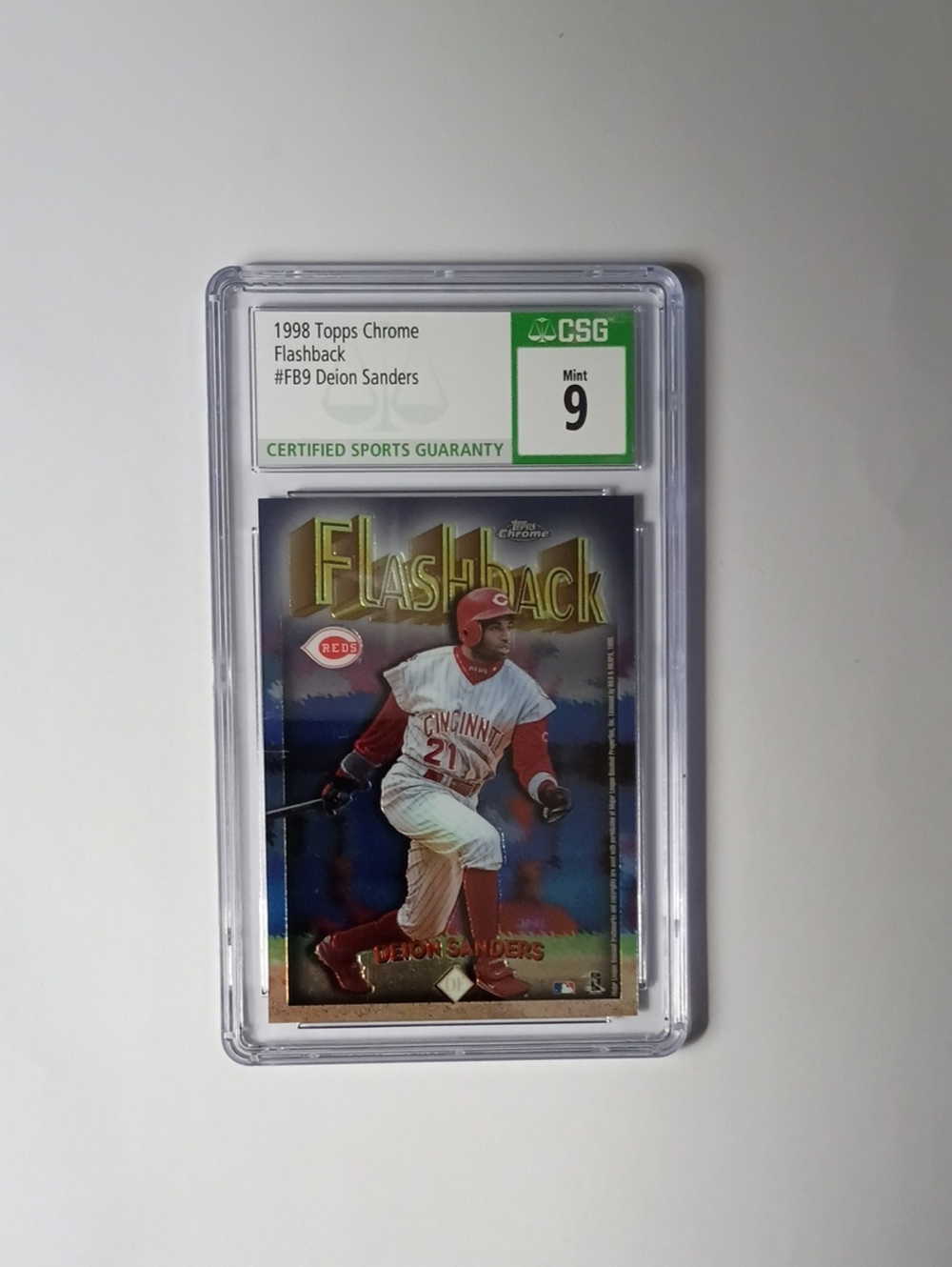 Graded Sports Card Slab - Mint 9
